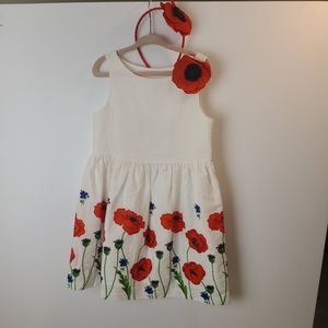 Gymboree Poppy dress& headband